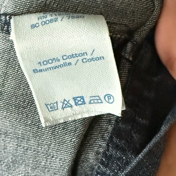 Boden|Denim chambray button down shirt dress with front pockets,long sleeve••• - Picture 8 of 13